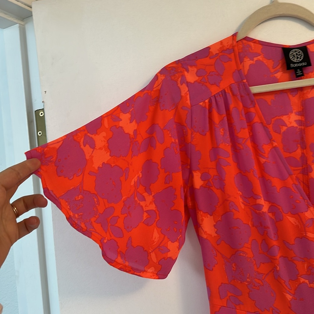 Nordstrom Bobeau Orna midi wrap dress - Picture 8 of 14